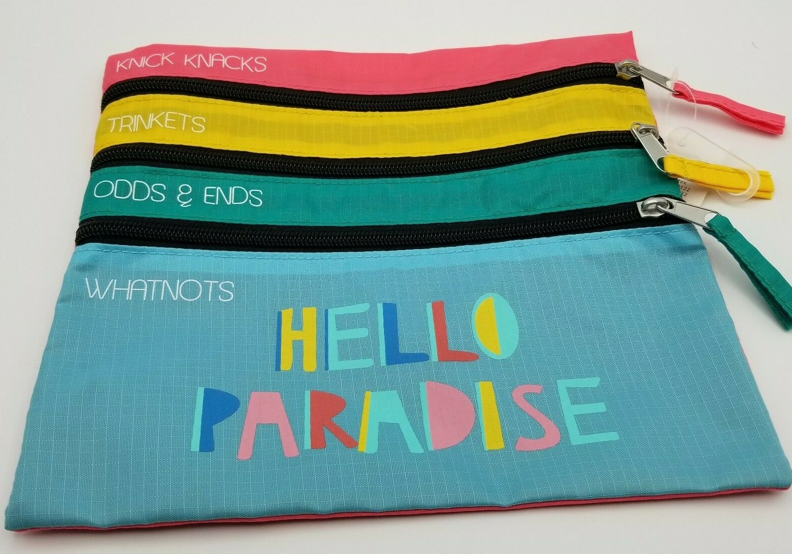 Gertex Pouch Durable & Versatile 3 Pouch Zipper Multi-Color