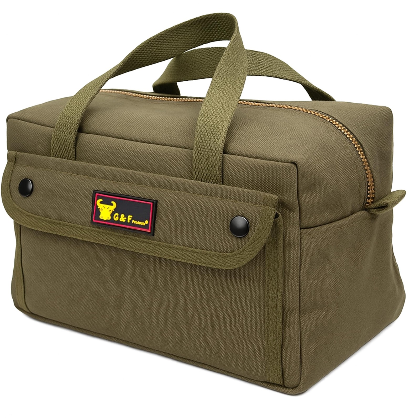 11″ Small Waxed Canvas Tool Bag & Mini Duffle (7.5 L) – Water-Resistant with …
