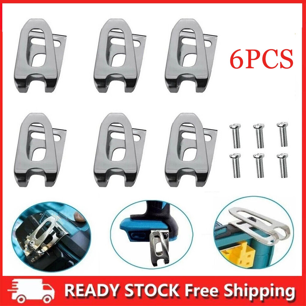 Electric Power Tool Belt Clip Hook Cordless Drill Holder for Makita for Dewalt