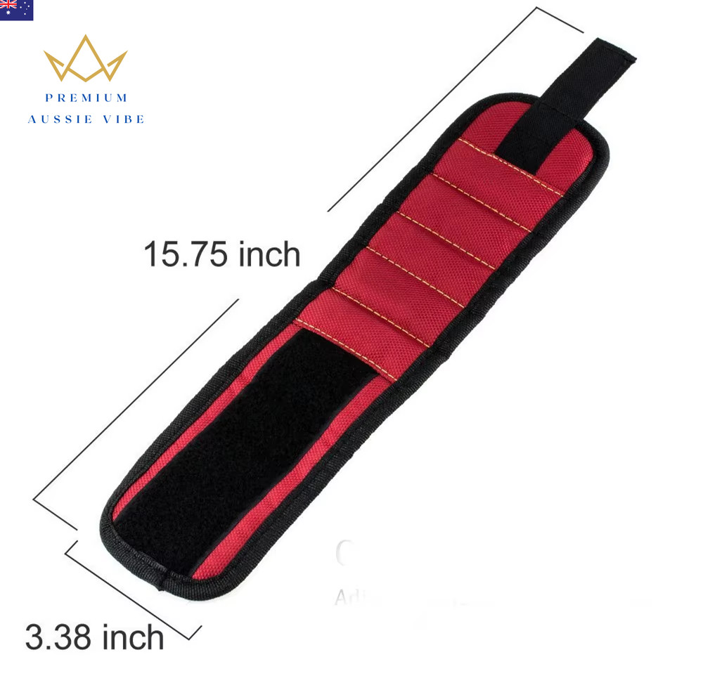 Portable Magnetic Tool Bag Wristband Woodwork Electrician Wrist Tool Belt with T