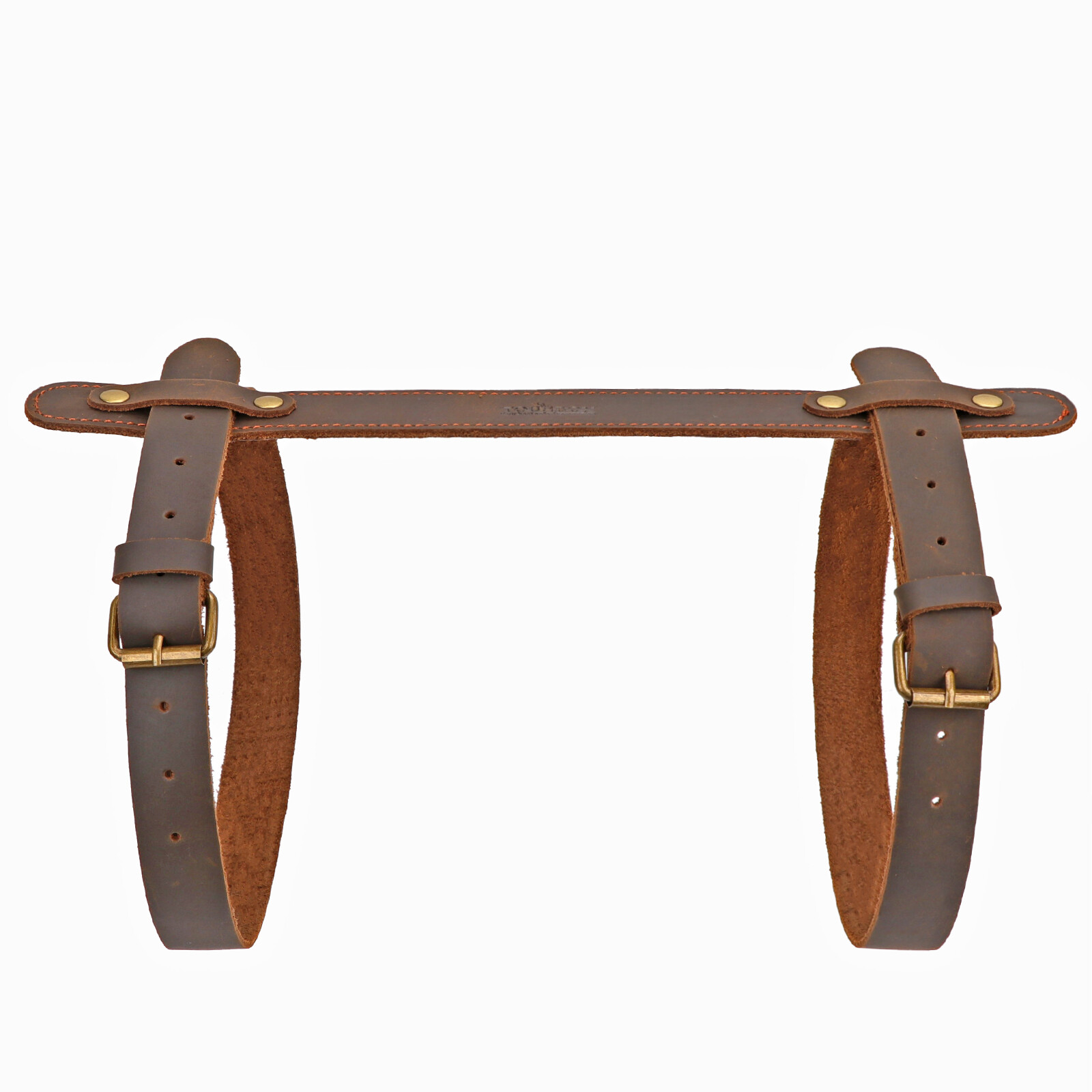Leather Picnic/Motorcycle Blanket Carry Handle Belt Bedroll Strap Adjust