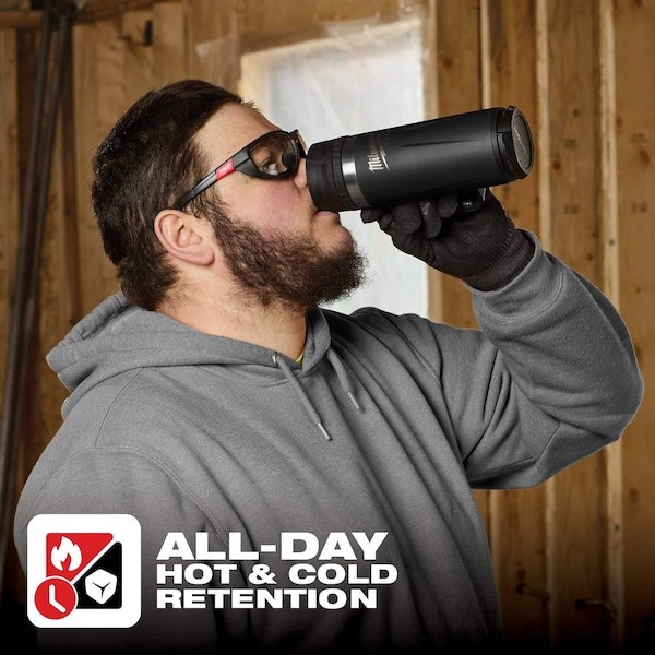 Milwaukee Tool 48-22-8394B Packout 18Oz Insulated Bottle
