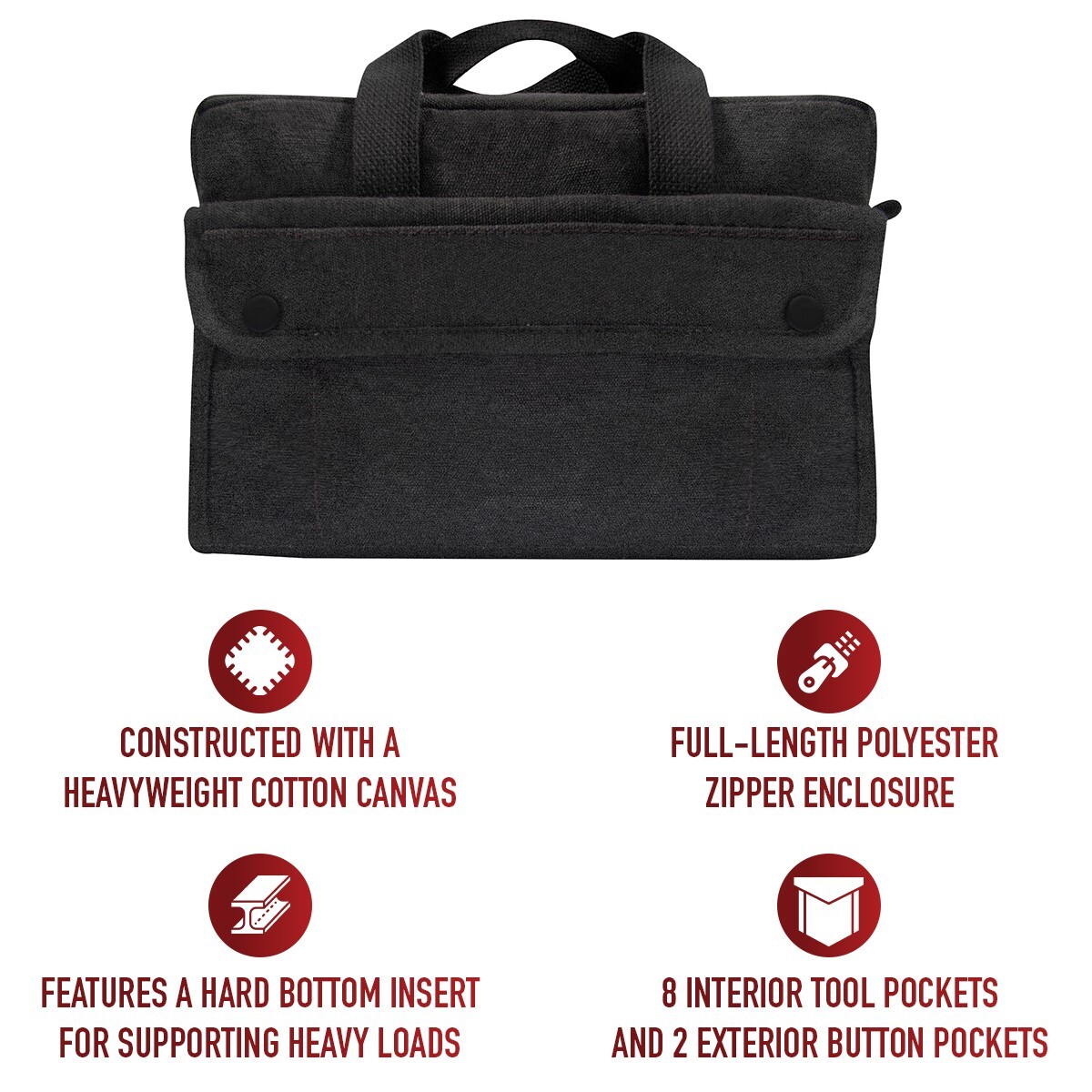 Rothco G.I. Style Mechanic’s Tool Bag – Charcoal Grey