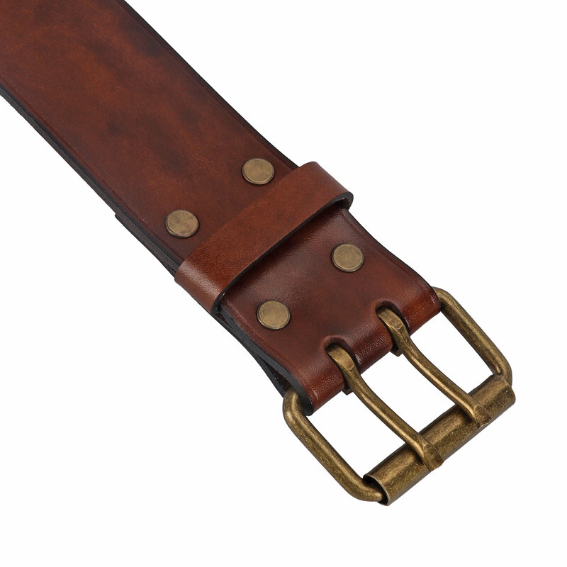 Full Leather Tool Carrying Workshop Belt 2in Wide Holster Hold Rig Belt