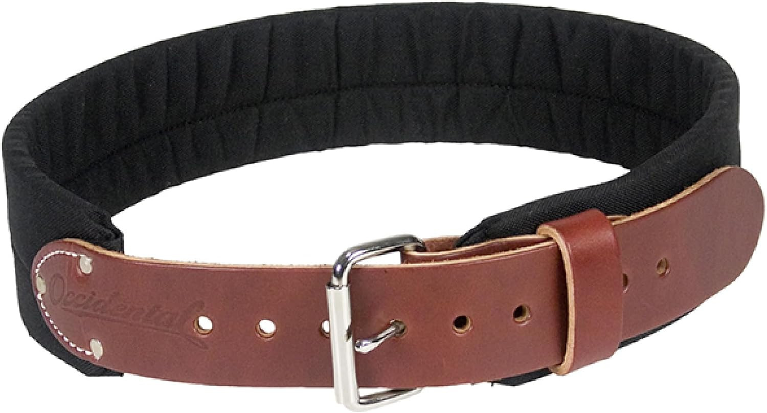 Occidental Leather 3″ Leather & Nylon Tool Belt – Medium – 3” Wide Padded with S