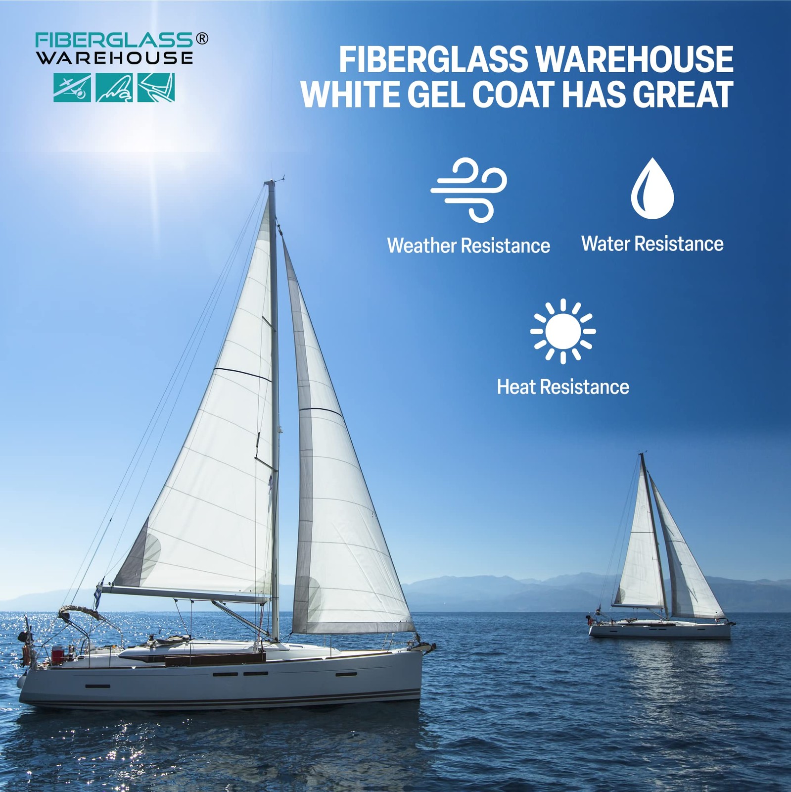 Fiberglass Warehouse Gel 1 Gallon White No Wax 2 Oz Mekp Catalyst Easy