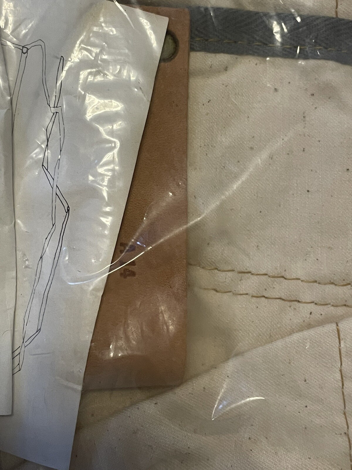LEATHER NECK Atchison Canvas Cotton Nail Bag Tool Holder Shop Apron – New In Pkg