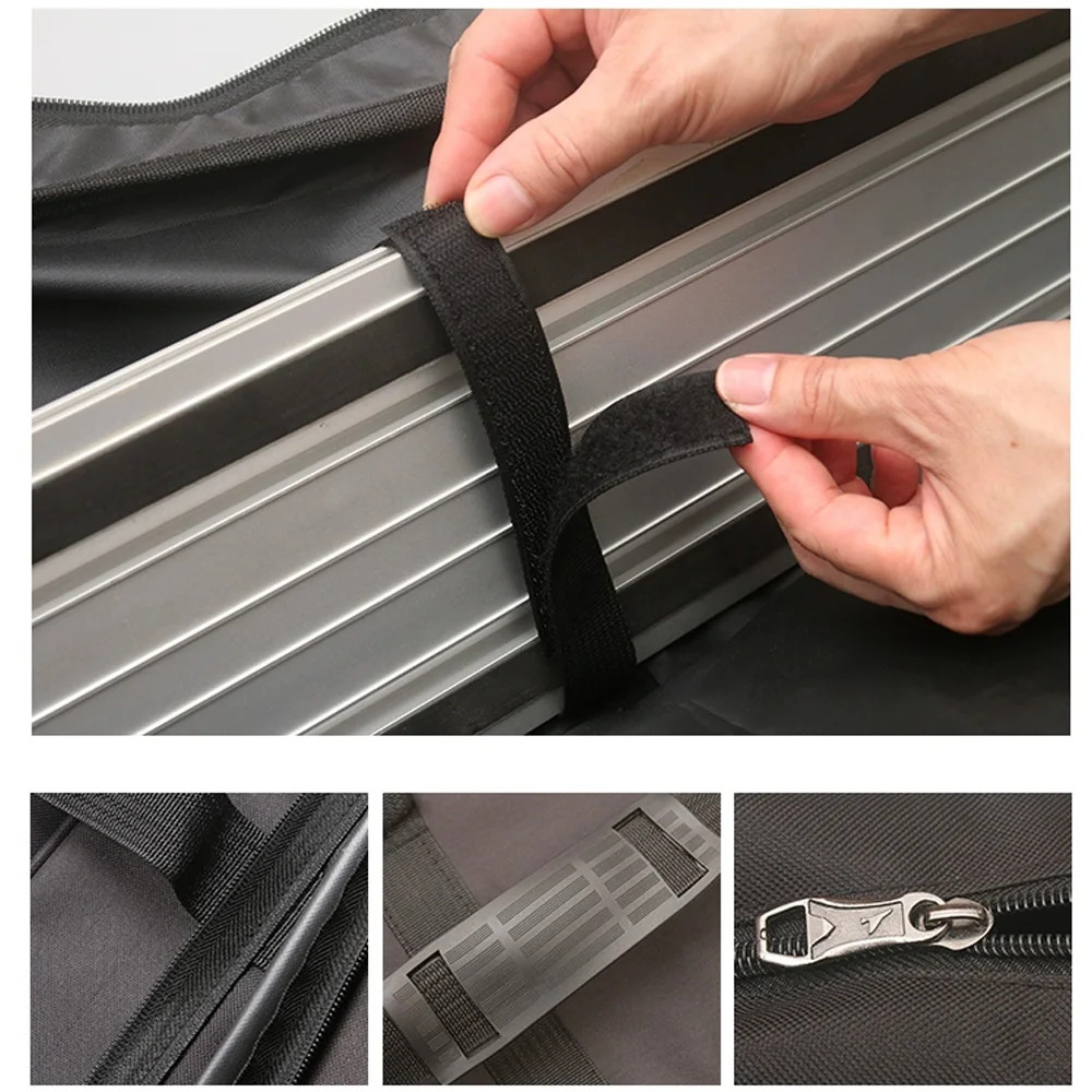 Track Saw Guide Rail Bag 59in Double Side Carry Case Protective Storage Rails
