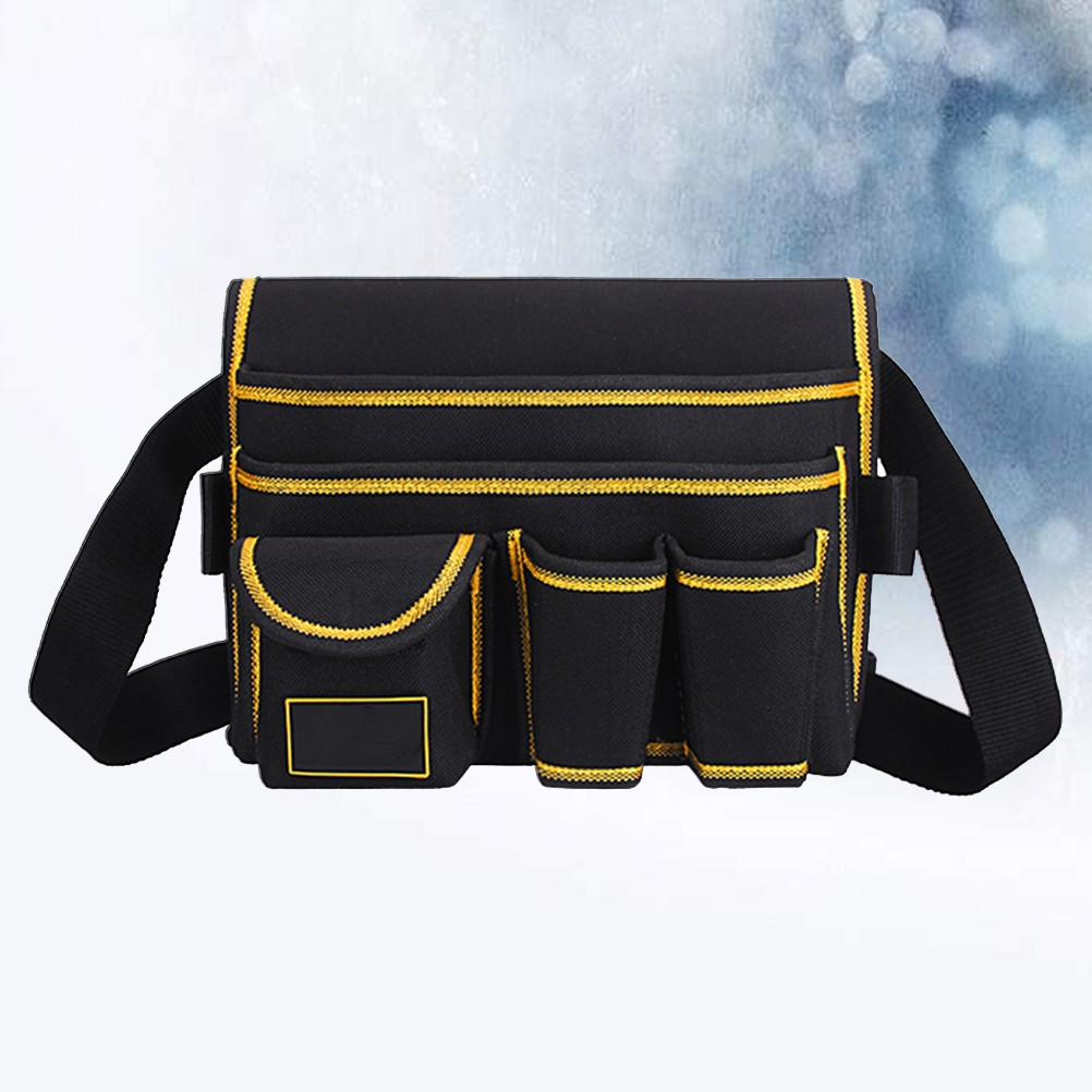 1Pcs Durable Oxford Fabric Tools Bag Black Tool Organizer Waist Bag