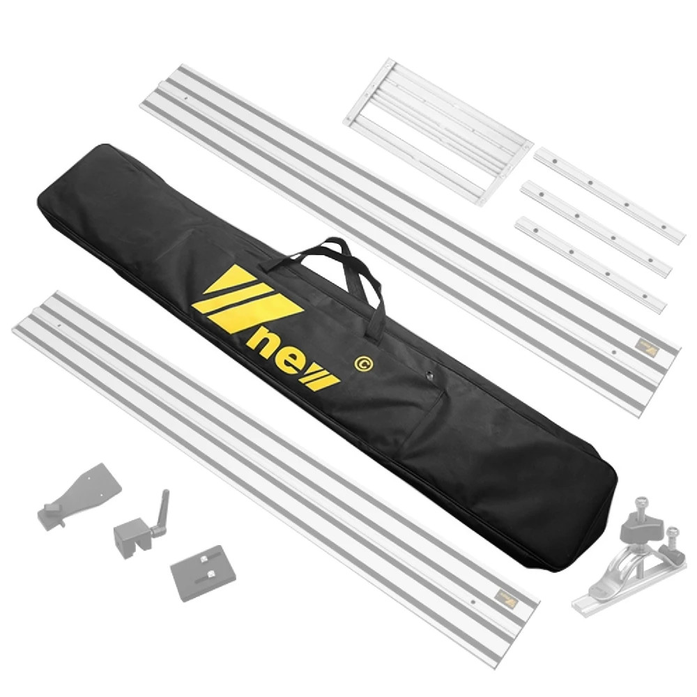 Track Saw Guide Rail Bag 59in Double Side Carry Case Protective Storage Rails