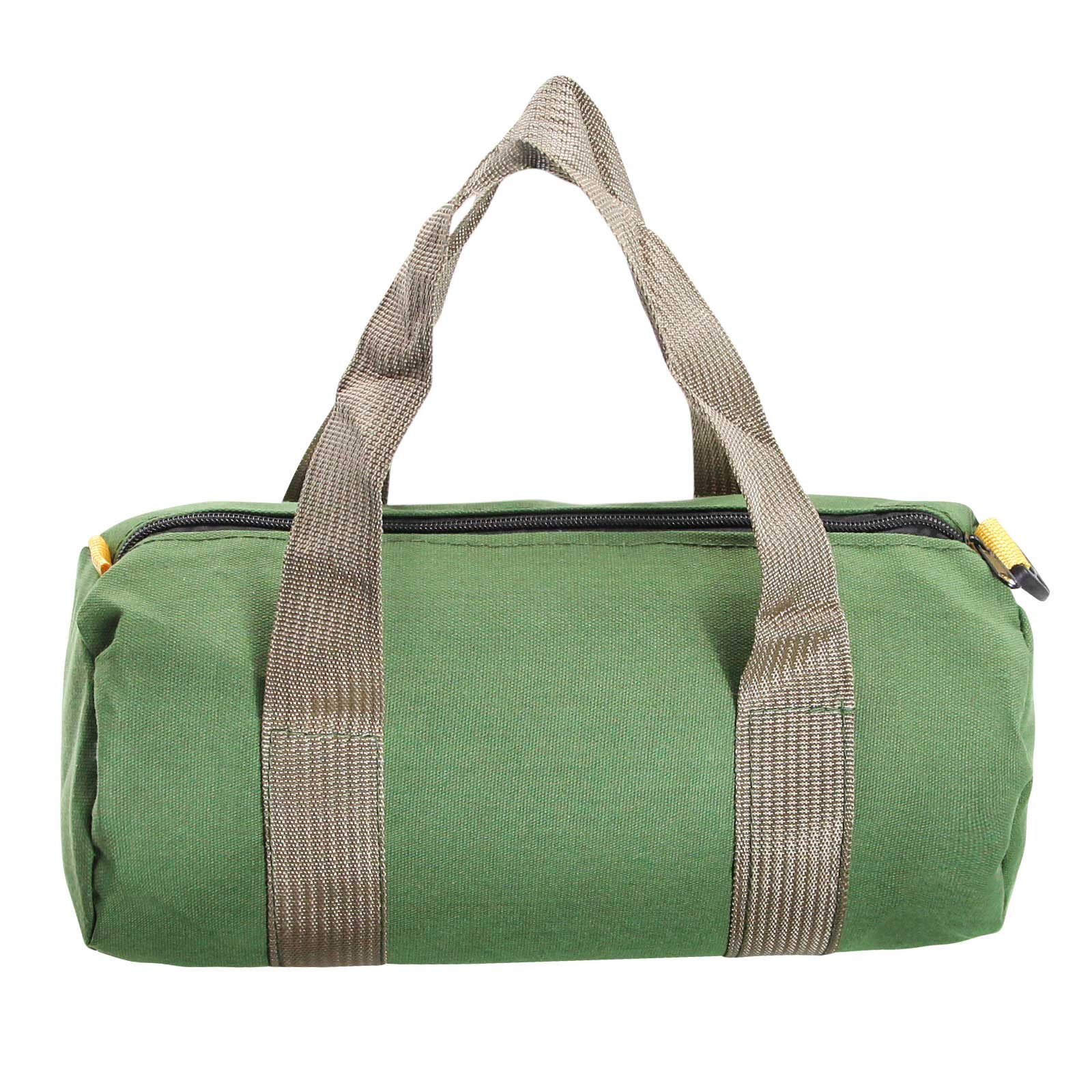 12in Heavy Duty Canvas Tool Bag with Zipper Muti-Purpose Portable Waterproof US