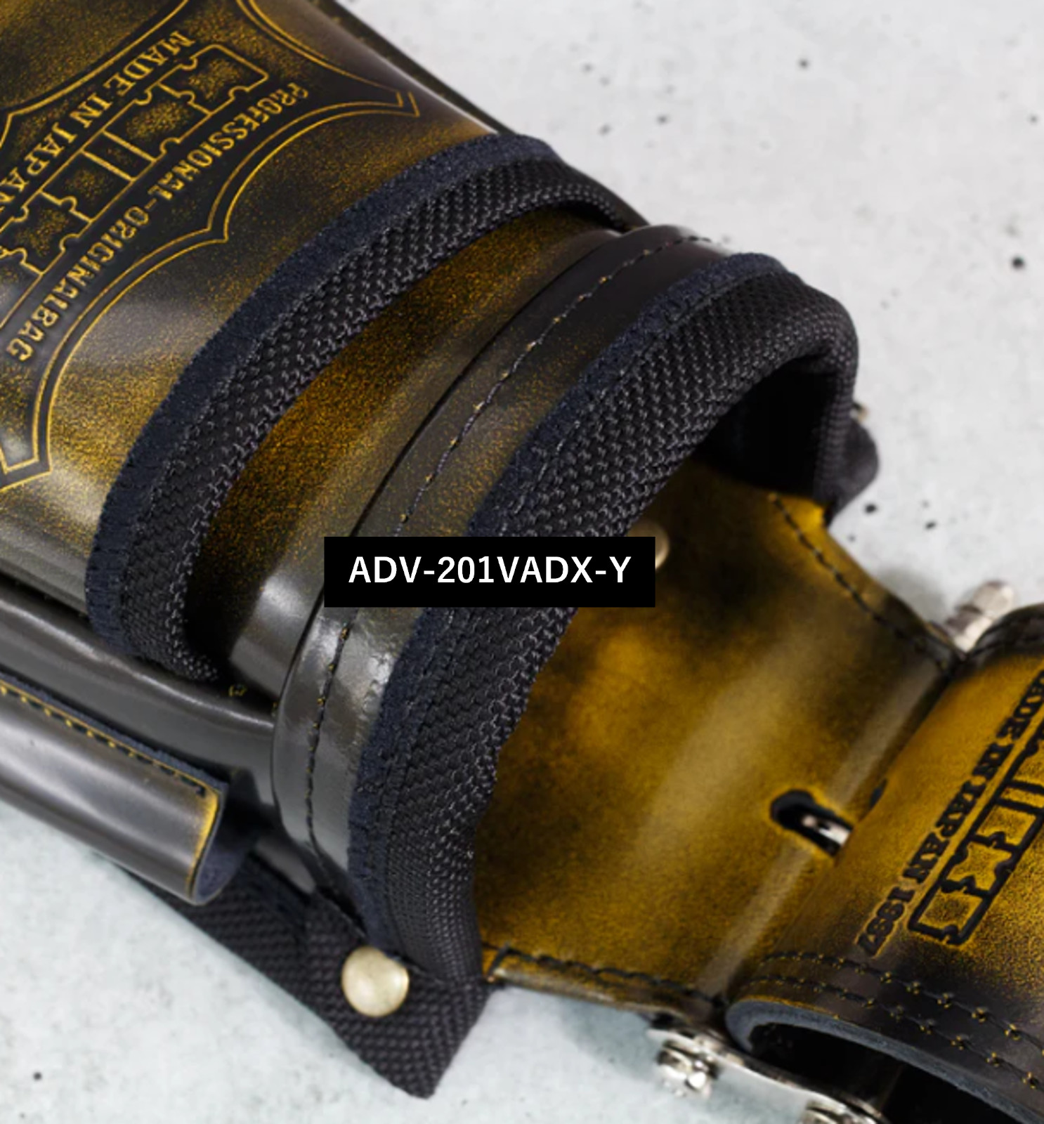KNICKS [ ADV-201VADX-Y ] YELLOW Lather Tool Belt Pouch Japanese Pro Quality