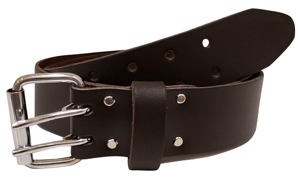 Genuine Leather One Piece Tool Working Heavy Duty Belt 2″ Wide & Waist 34” – 52”
