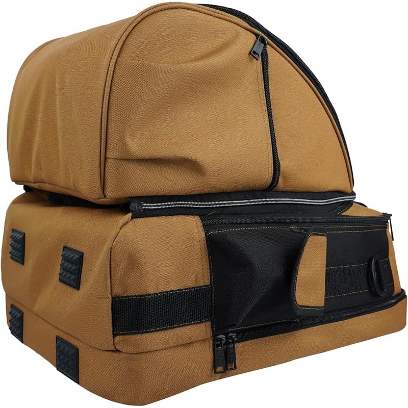 Military Grade Welding Backpack Tool Storage Detachable Helmet Bag Laptop Pouch