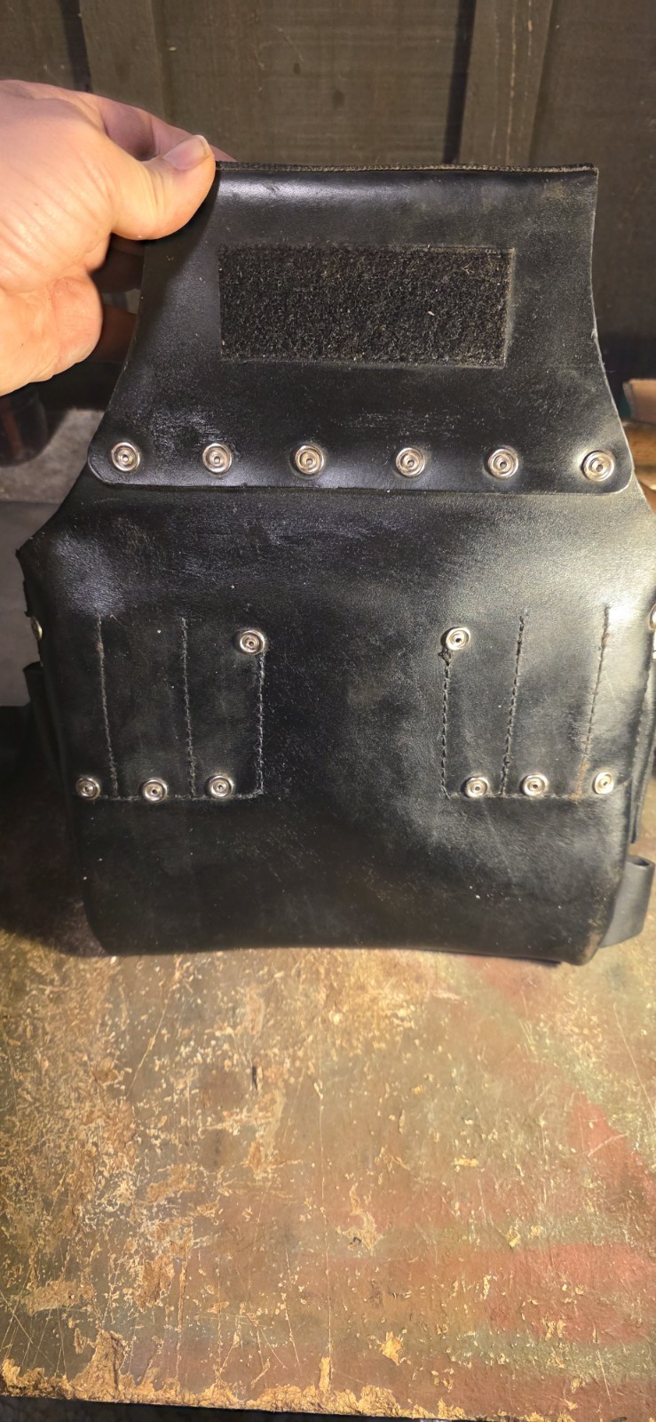 Dewalt Leather Tool Rig Heavy Duty Multi Pocket Tool Pouch Construction Belt
