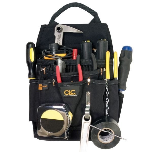 Clc Work Gear 5505 Black Ballistic Polyester 12 Pockets, 5505