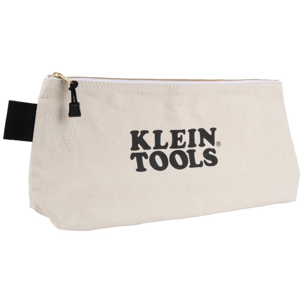 KLEIN TOOLS 62042 16-Inch Zipper Bag, Extra Long, No. 10 16-Inch, Natural