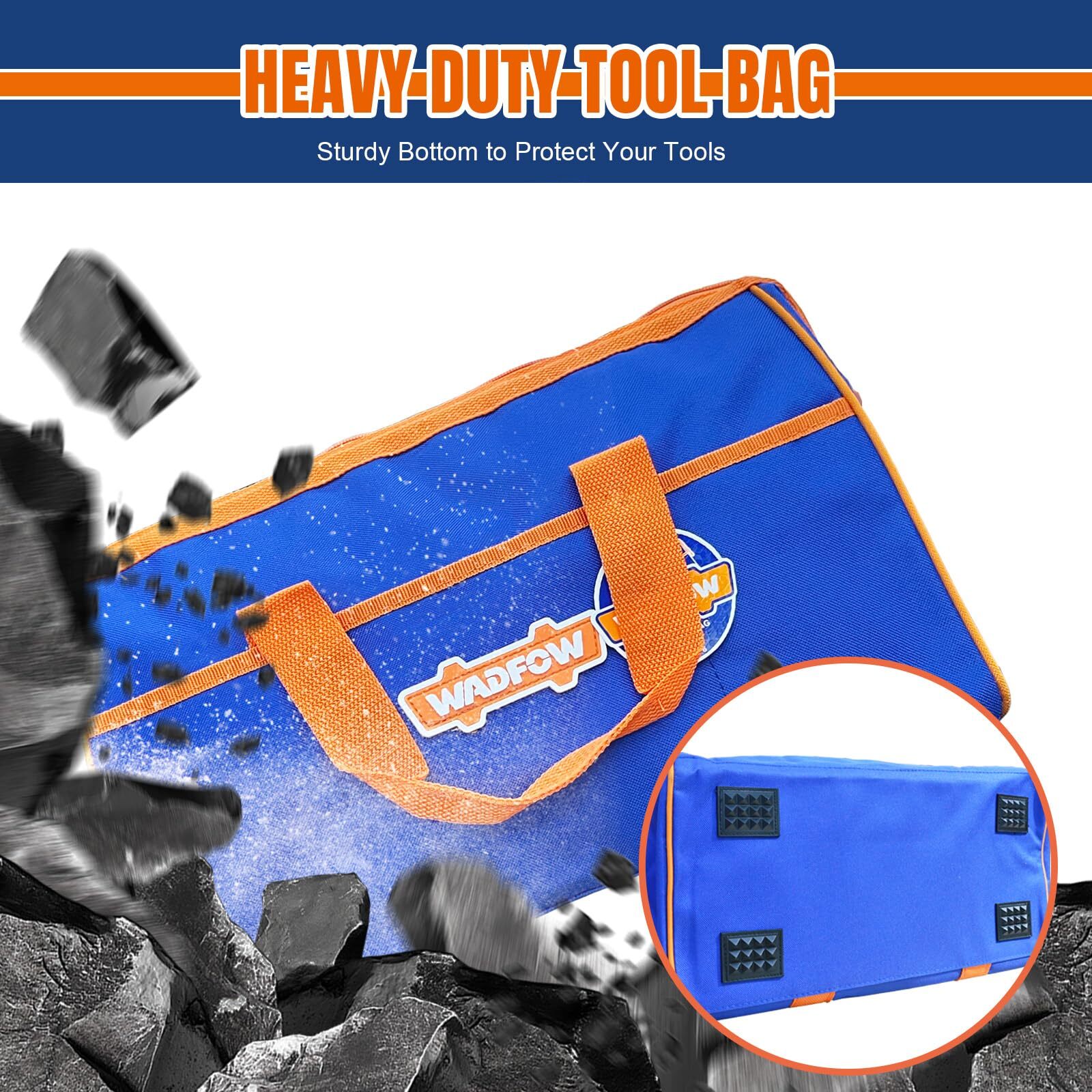 Wtg3a16 16inch Tool Bagmultipockets Tool Bag With Waterproof Material And Wide M