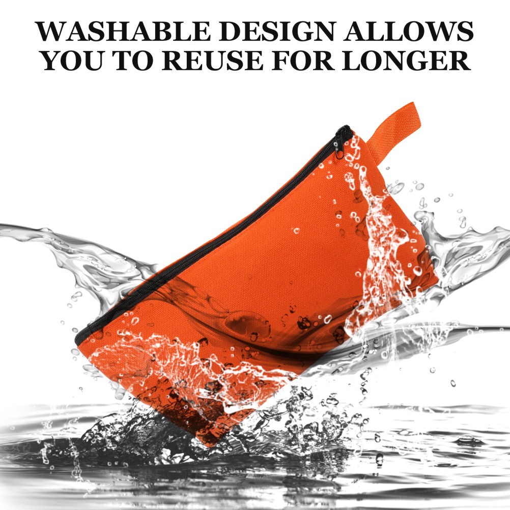 6Pcs Tool Storage Bag Zipper Closure Pouch for Various Tools