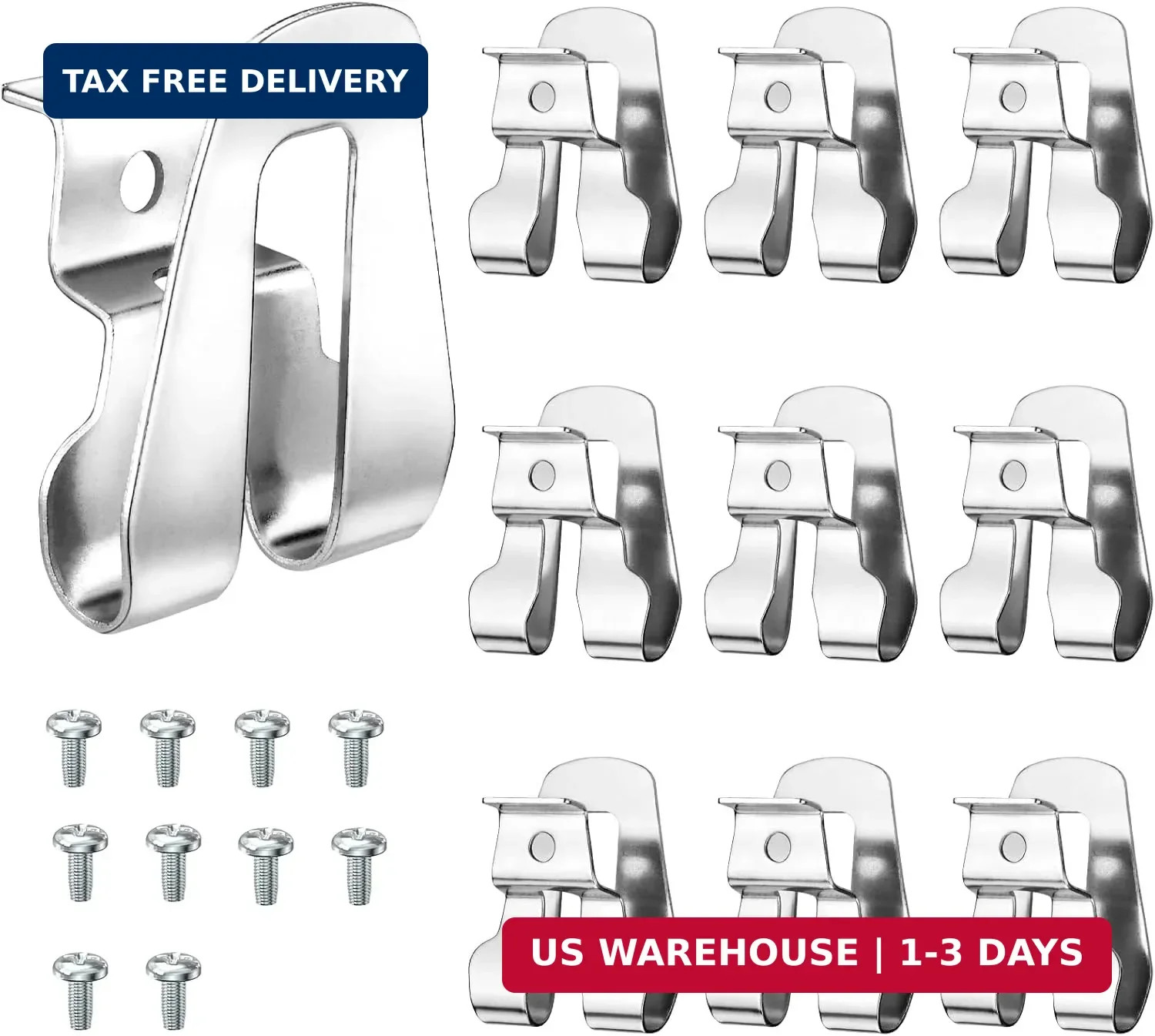 10Pcs Belt Clip for Ryobi, Drill Clip for Tool Belt 633586002 636181001 Replacem