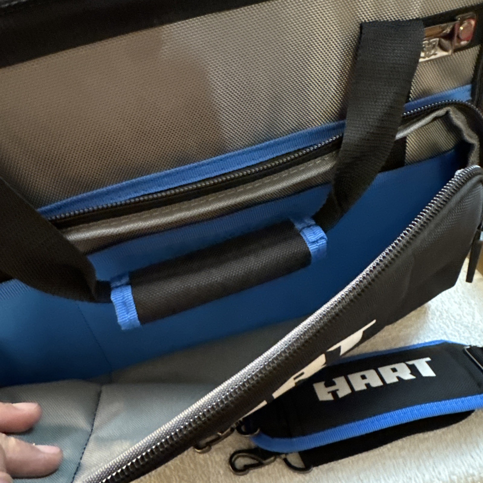 HART 16-inch Tool Bag,with Full Length Zipper and Shoulder Strap Carry New
