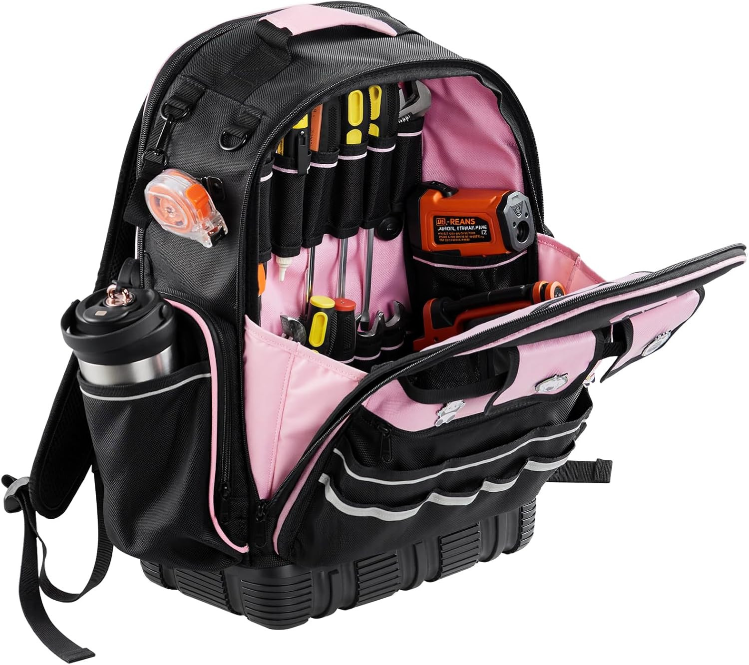 Pro-Grade Tool Backpack with 56 Pockets & Laptop Compartment