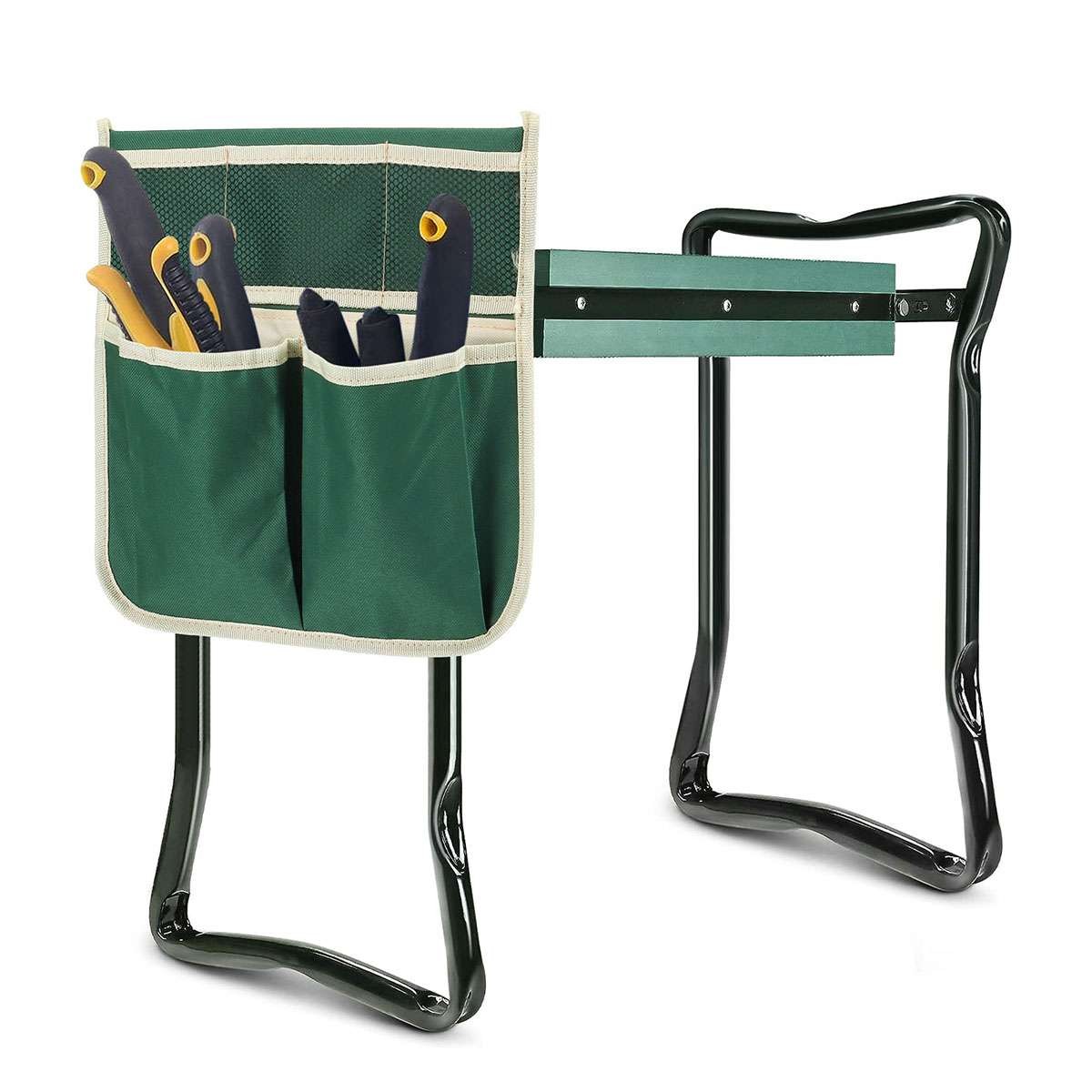 Portable Kneeling Pad Tool Bag Pouch for Kneeler Seat Folding Outdoor Garden USA