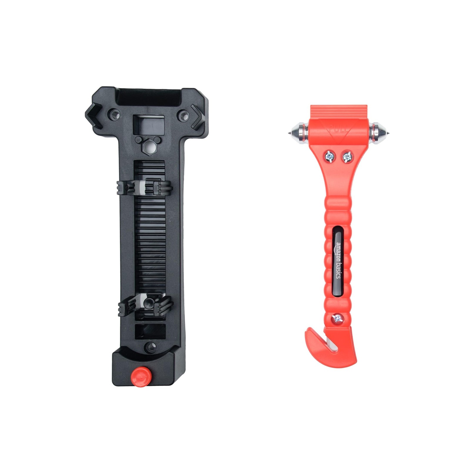 Tungsten Emergency Escape Tool 2-PACK | Window Hammer Seat-belt Cutter | Orange