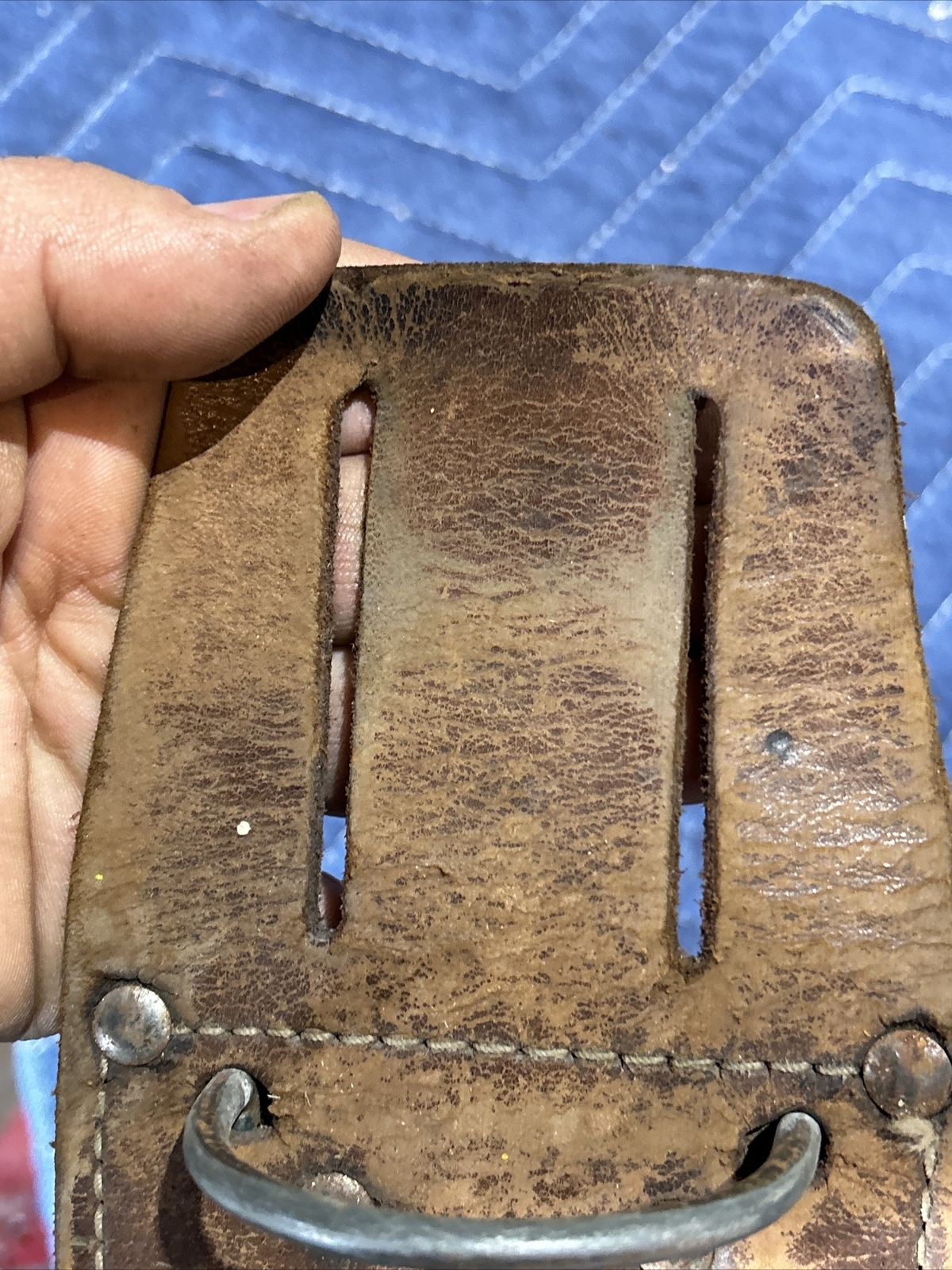 Vintage Stanley HH2 Leather Hammer Holster – Belt Holder – Made in USA