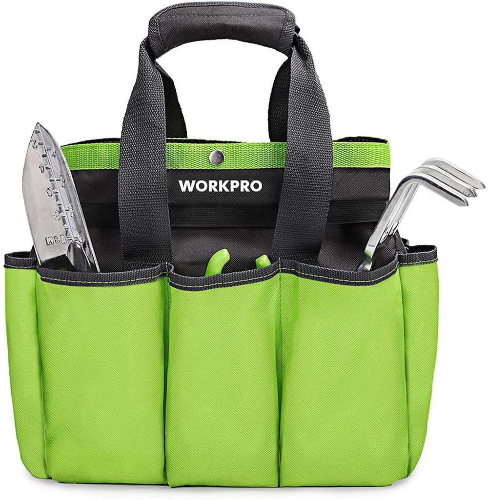 WORKPRO 13 in Gardening Tote Bag Garden Tool Bag Storage Bag Hand Tool Organizer