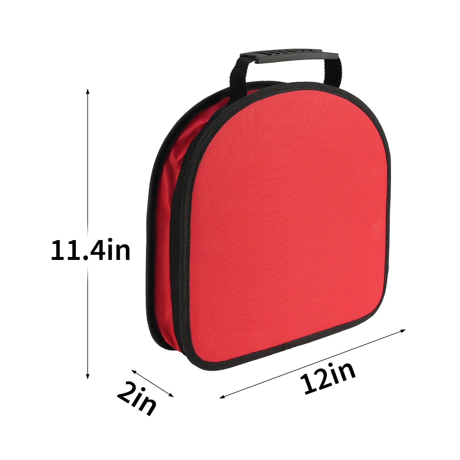 Multi Purpose Tool Kit with Compact Round Pouch 164 Piece Scarlet 12 x 11.4 x 2