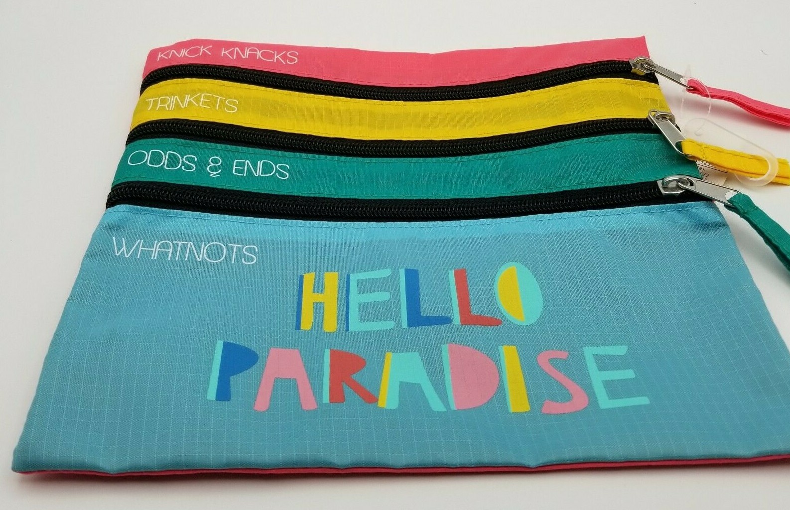 Gertex Pouch Durable & Versatile 3 Pouch Zipper Multi-Color