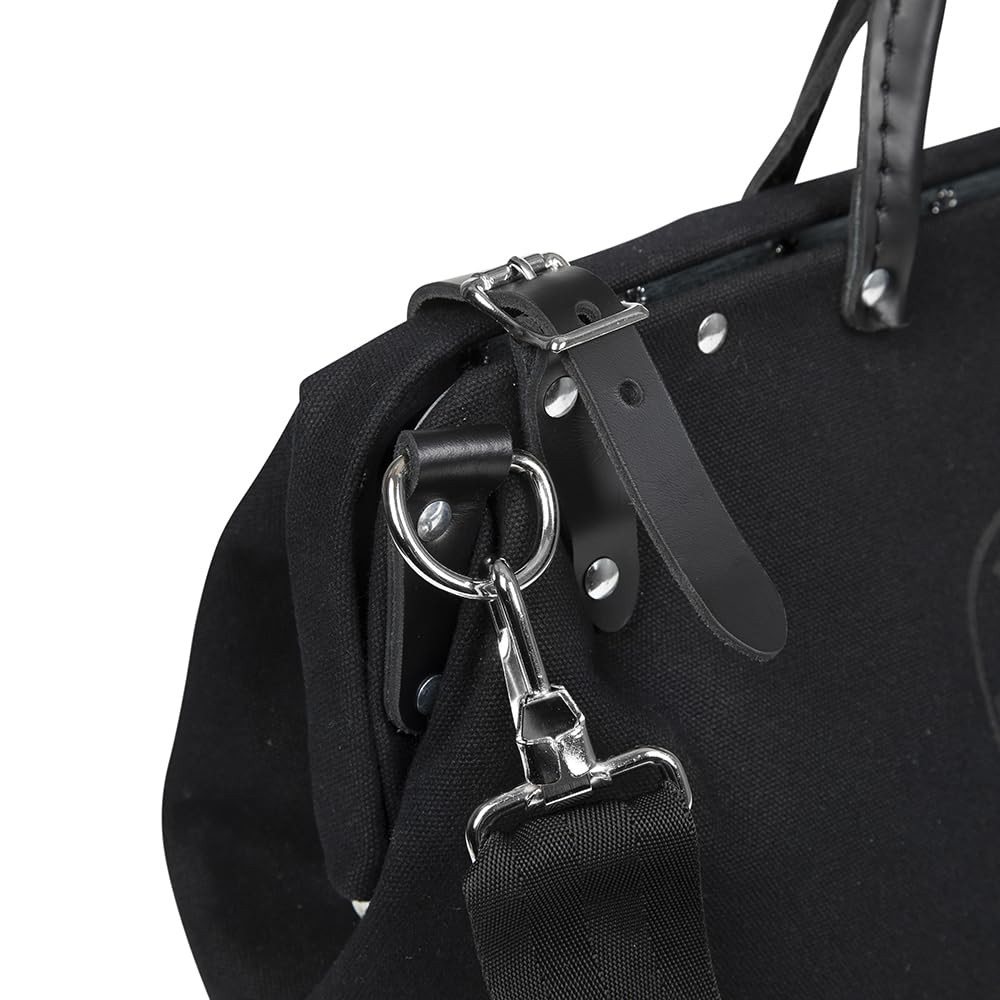 Klein Tools 18 Inch Black Portable Tool Box Heavy Duty Canvas Tote Bag