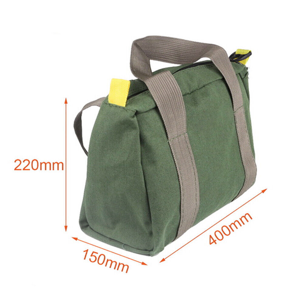 Tool Bag Heavy Duty Carry Tote Storage Work Utility Mechanics Canvas Waterproof