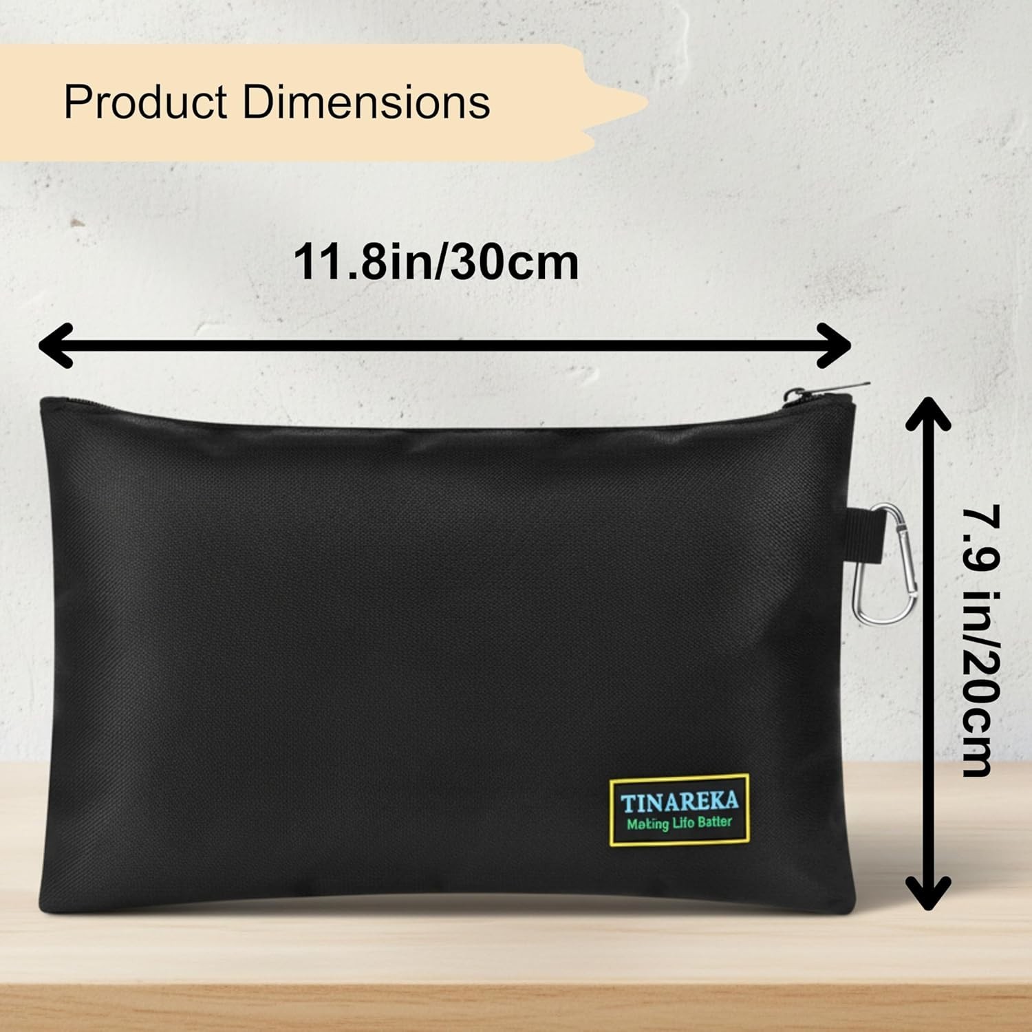 Ultimate 8-Pocket Waterproof Tool Pouch for Electricians & DIY – 7.9×11.8 Inch