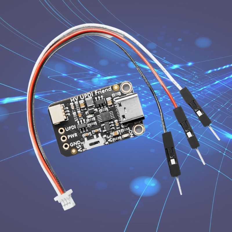 Thin UPDI Programmer Tool For Small Circuits Preassembled Construction