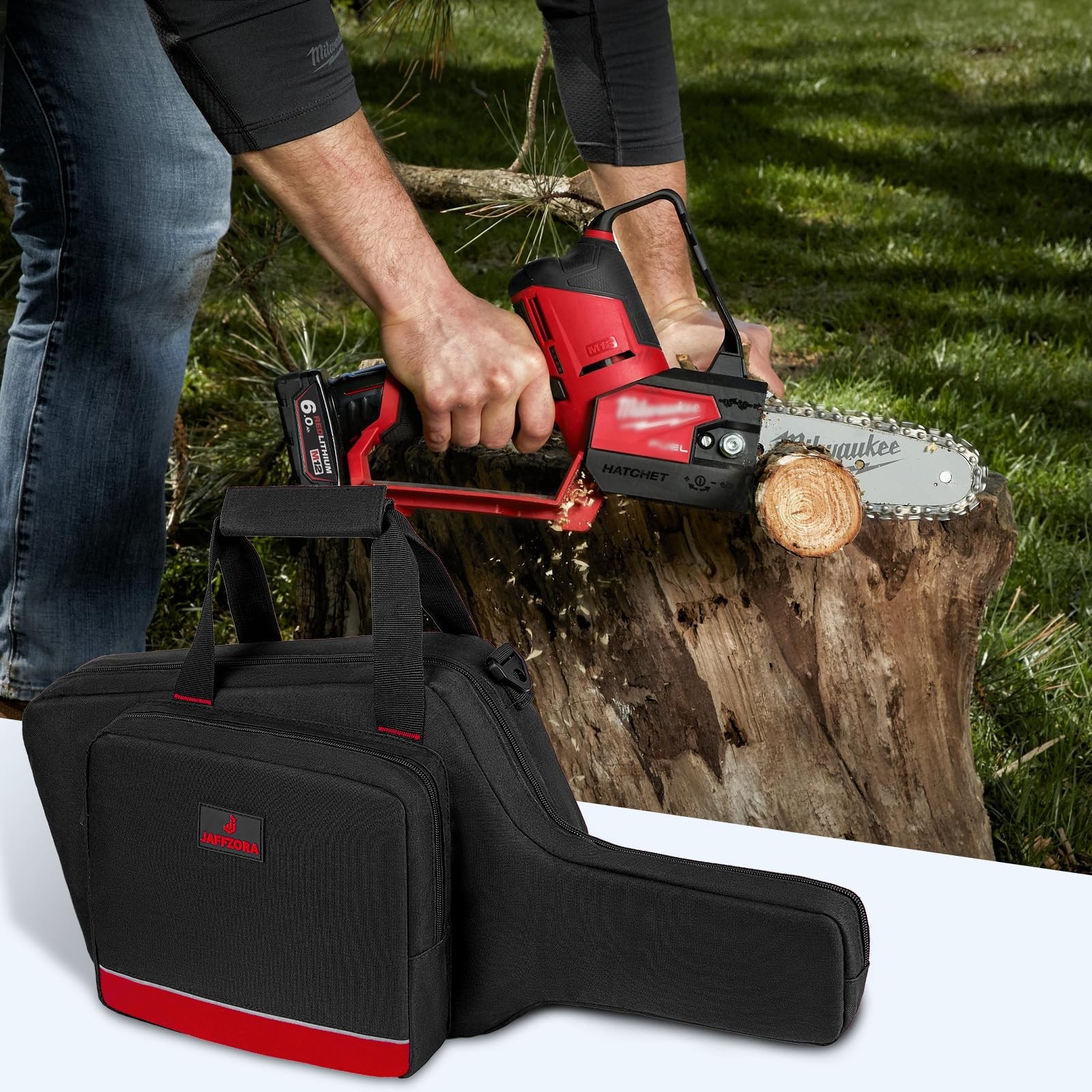 Mini Chainsaw Case Fits for Milwaukee M18/ M12/CRDLSS 12V Fuel Hatchet