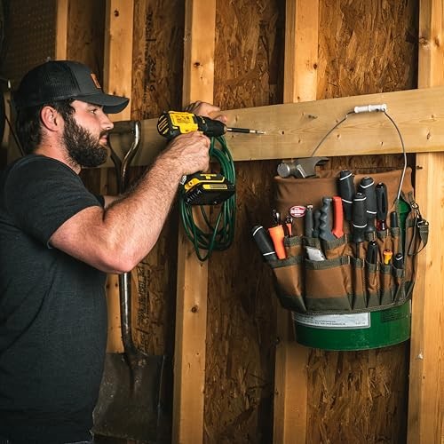 Bucket Boss The Bucketeer Bucket Tool Organizer in Brown, 10030
