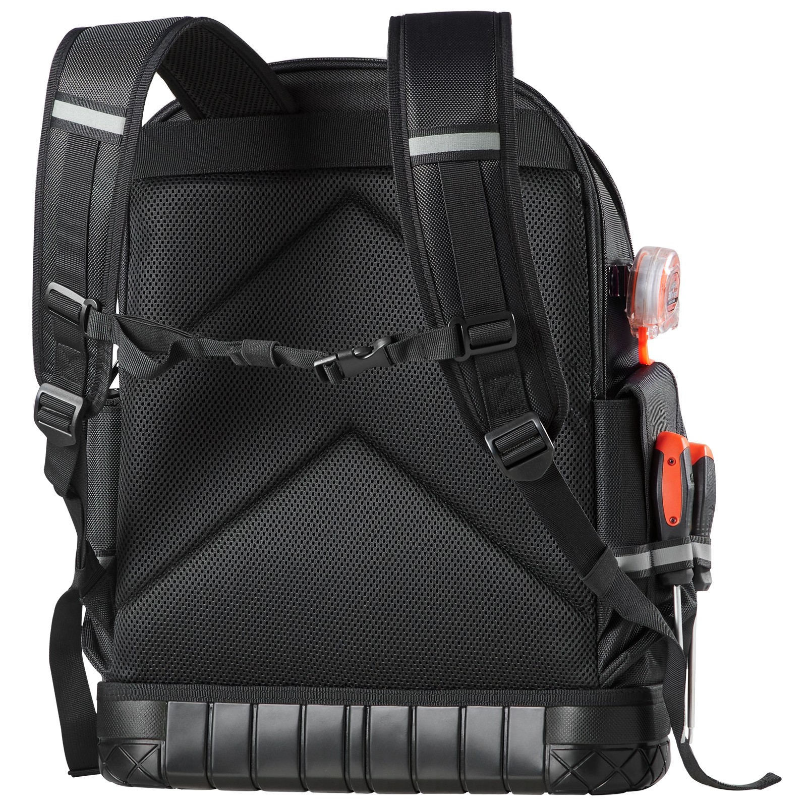 Uimoso Tool Backpack with 64Pockets,Durable Design for Electricians and JobSites