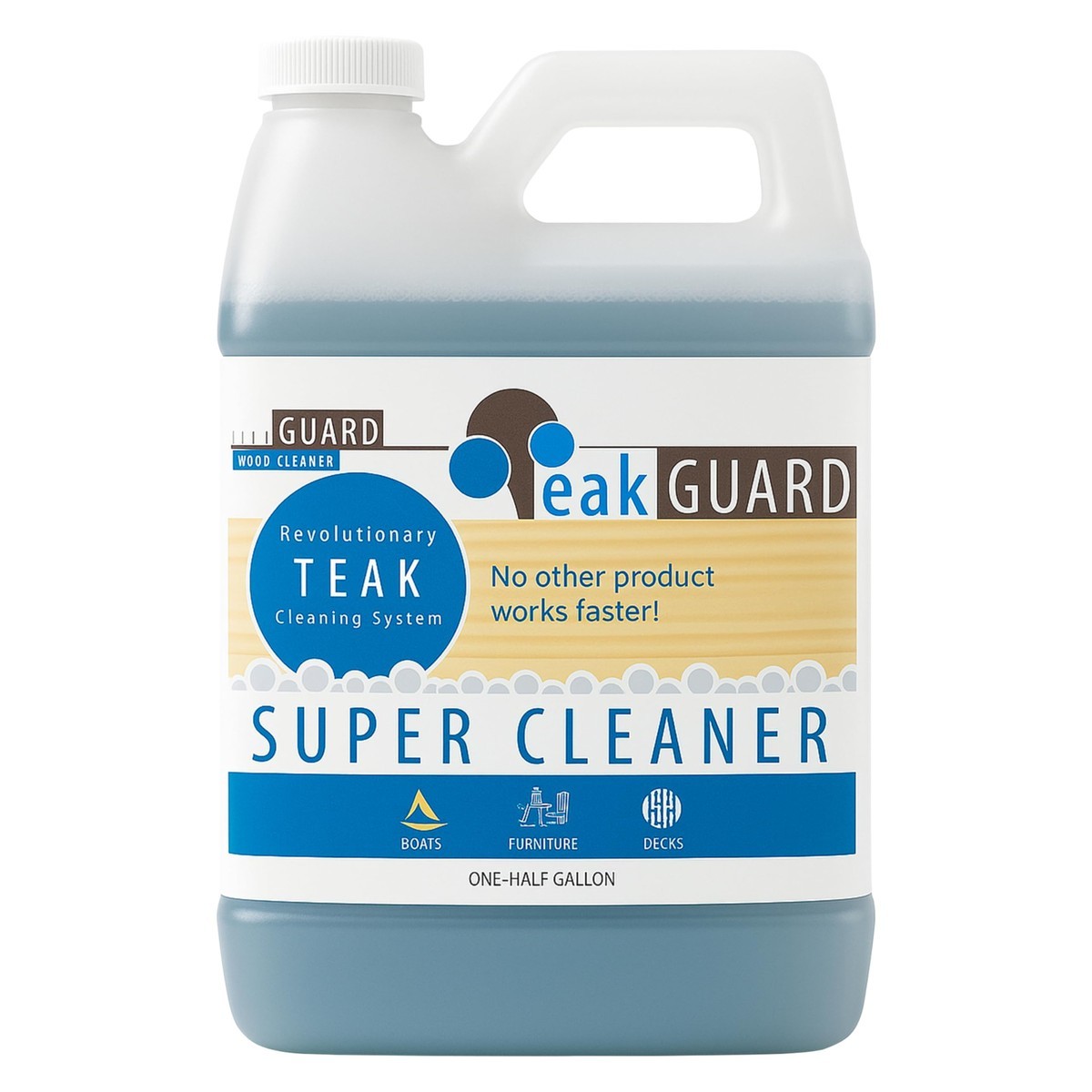 Teakguard Teak Pre-Finish Wood For Outdoor Teak Surfaces Deep-Cleaning Marine