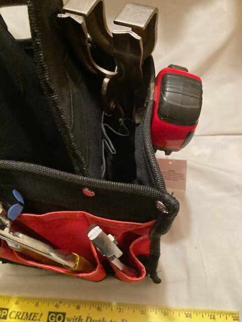 NEW (OPEN BOX) NYLON 20+ POCKET MULTI TOOL CARRIER / TOOL BAG WITH STRAP