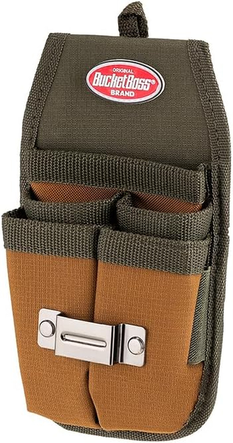 Bucket Boss Four-Barrel Tool Sheath with Flapfit to Fit Instantly over a Belt