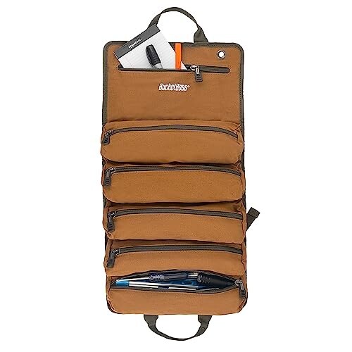 Waterproof Storage Bag 6 Zip Pockets Hanging Organizer Quick Release Buckles Ver