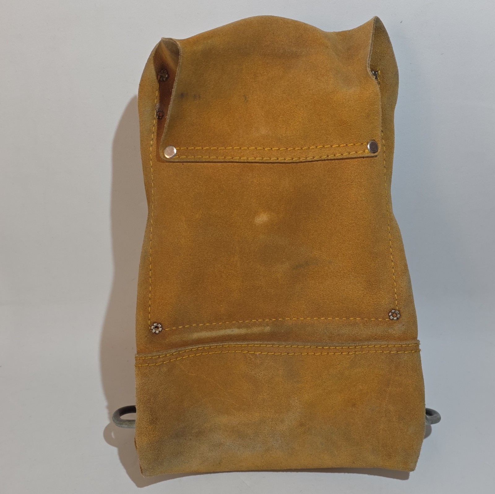Benchtop Leather Tool Pouch w/ Metal Loops Brown