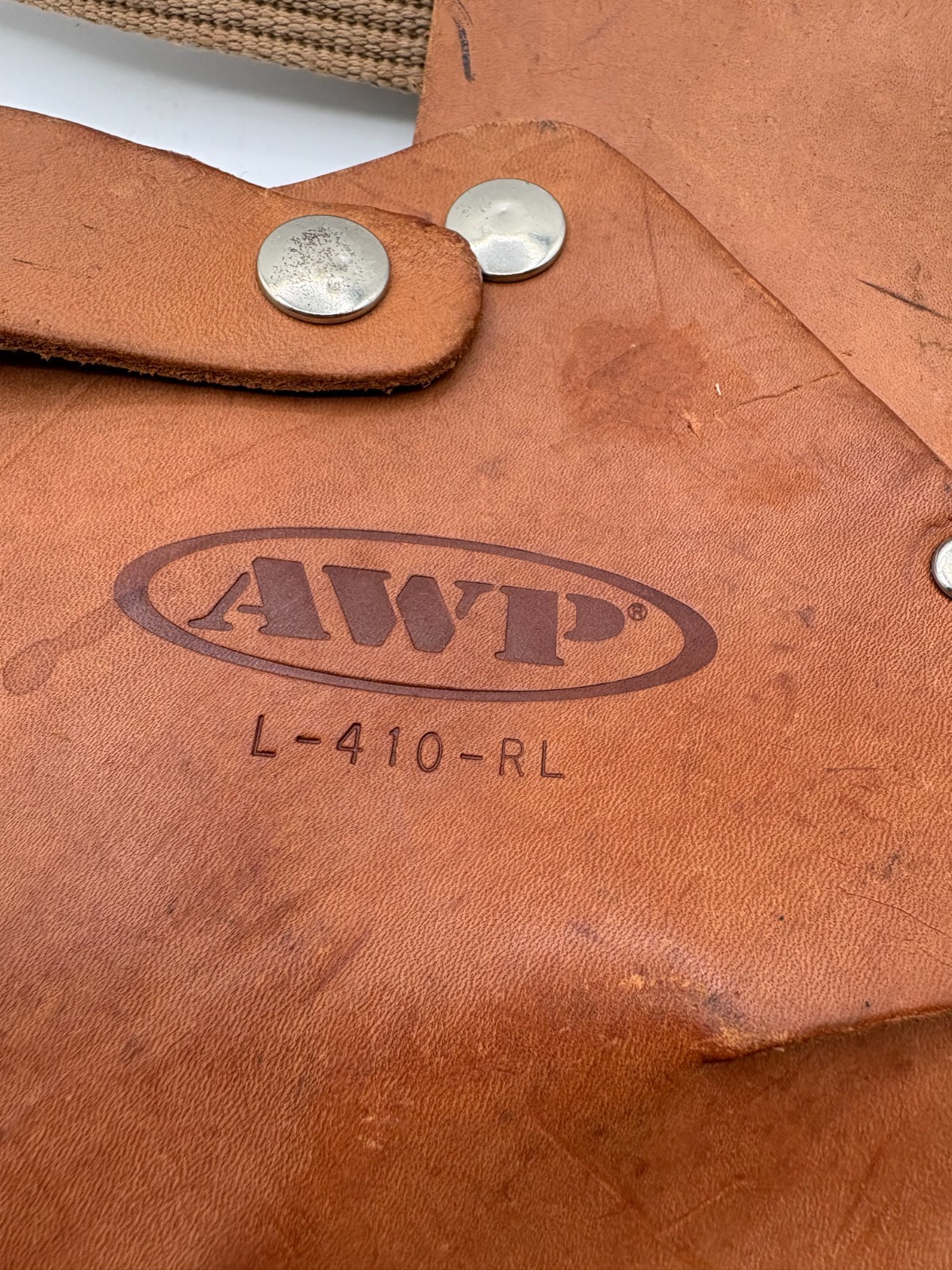 AWP Leather Drill And Bit Tool Belt Holster K-410-RL **W/ belt!