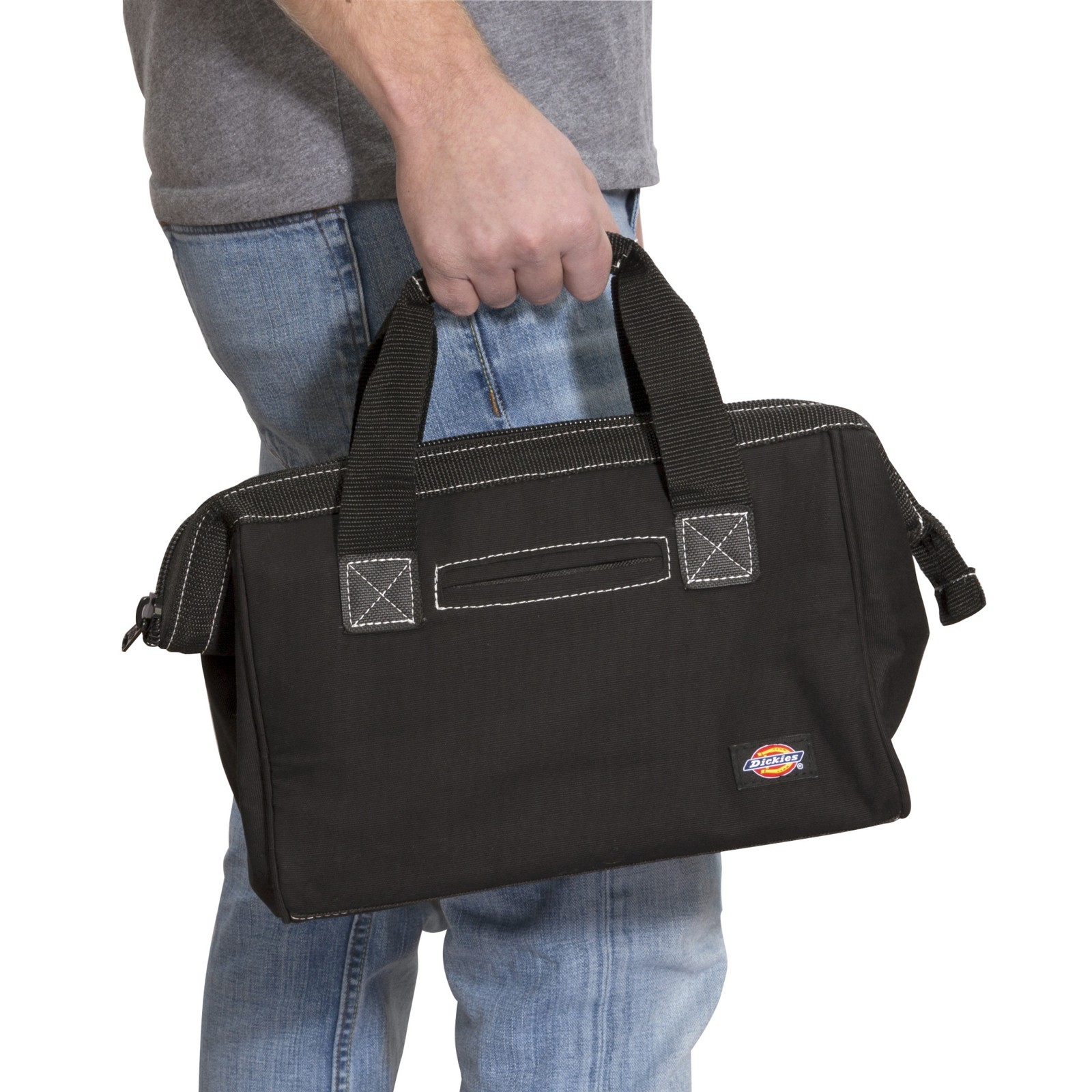 Tool Bag Work Tote Storage 12 inch Black Dickies 57084