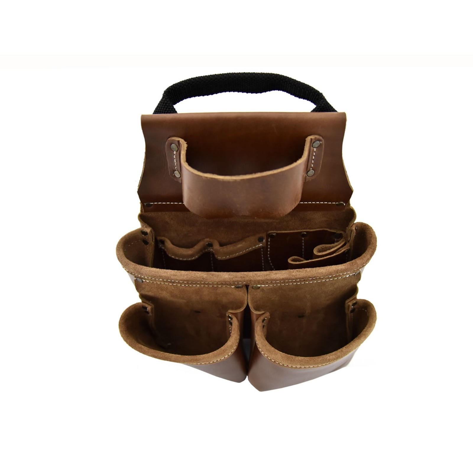 Style n Craft 98435 – 9 Pocket Nail & Tool Pouch in Top Grain Leather