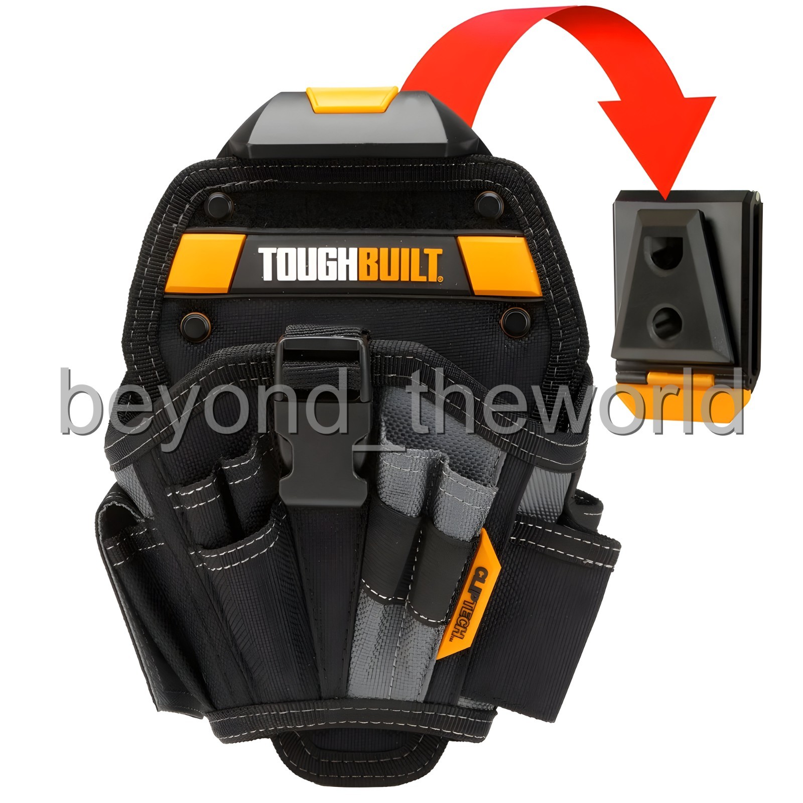 Tough Built Drill Holster Pouch Belt Clip Tools 13Pockets TB-CT-20-L