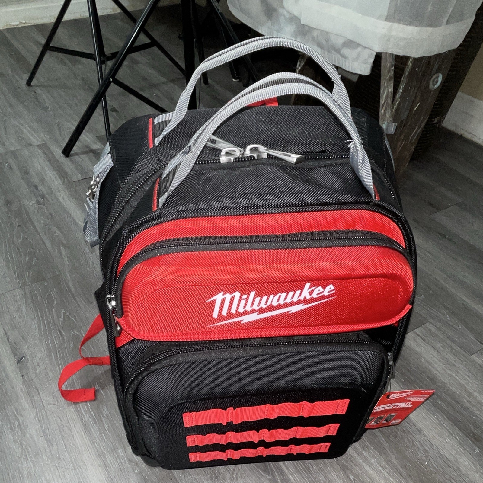 Milwaukee PACKOUT Tool Backpack with Handle, Red/Black, 1 Item