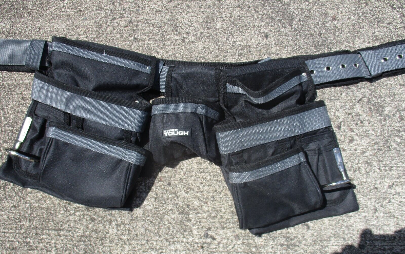 NEW ADJUSTABLE TOOL RIG BELT CARPENTER ELECTRICIAN FRAMERS Fits up to 54in waist